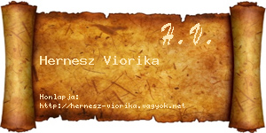 Hernesz Viorika névjegykártya